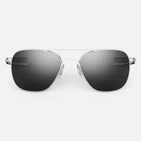 Randolph AF088 55mm AVIATOR - MATTE CHROME & AMERICAN GRAY