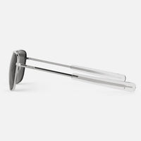 Randolph AF088 55mm AVIATOR - MATTE CHROME & AMERICAN GRAY