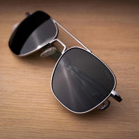 Randolph AF088 55mm AVIATOR - MATTE CHROME & AMERICAN GRAY
