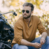 Randolph AF088 55mm AVIATOR - MATTE CHROME & AMERICAN GRAY