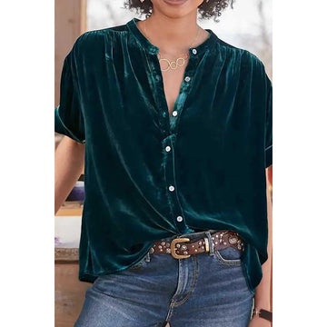 Miss Sparkling Velvet Emerald Top