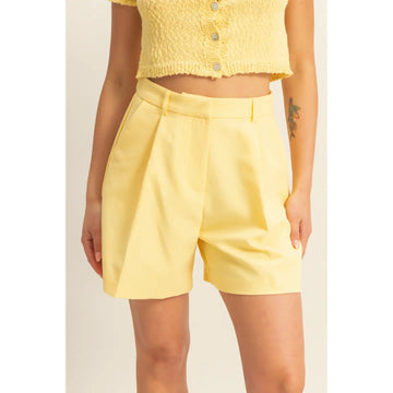 High Waist Trouser Short