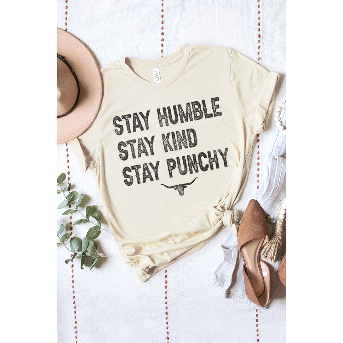 HRT&LUV Stay Humble Kind Punchy Graphic Tee