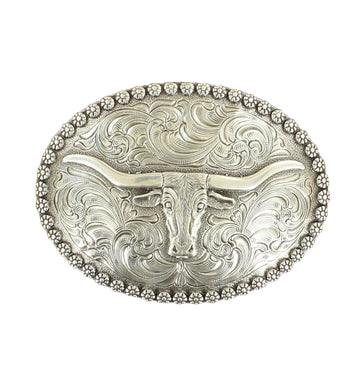 Nocona Oval Berry Edge Longhorn Buckle 37981