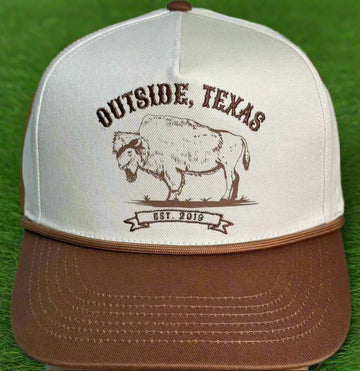 Outside, Texas Bison Cap