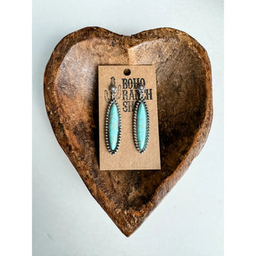 Western Oval Earrings