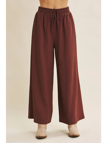 Wide Leg Brownie Pants