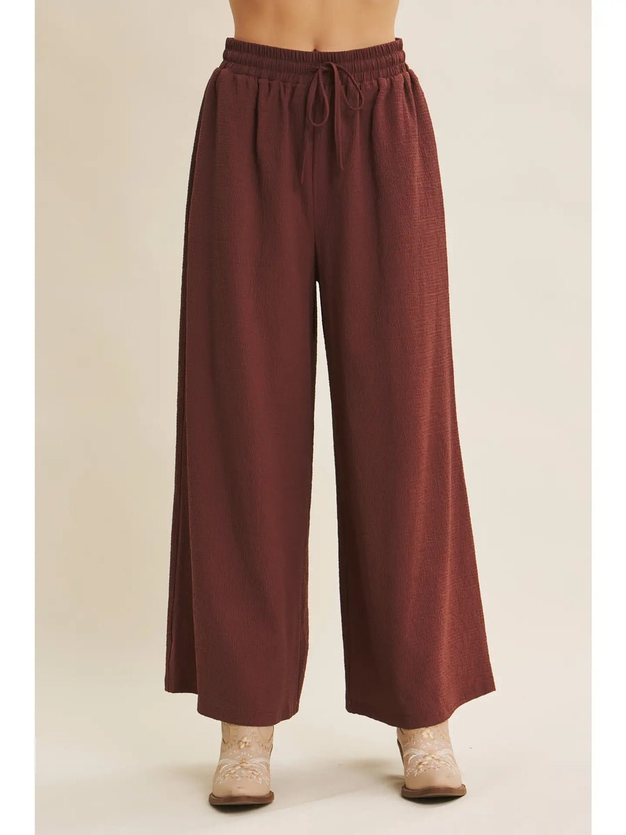 Wide Leg Brownie Pants
