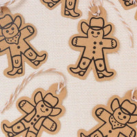Gingerbread Cowpokes Gift Tags