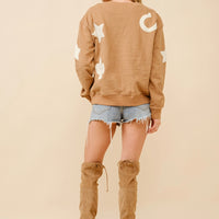 Blue B Western Textured Sweatshirt