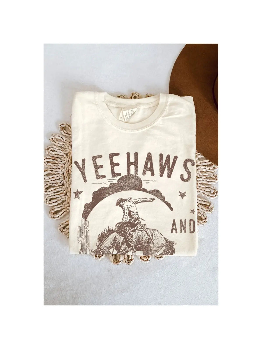 HRT & LUV Yeehaws Mineral Graphic Tee