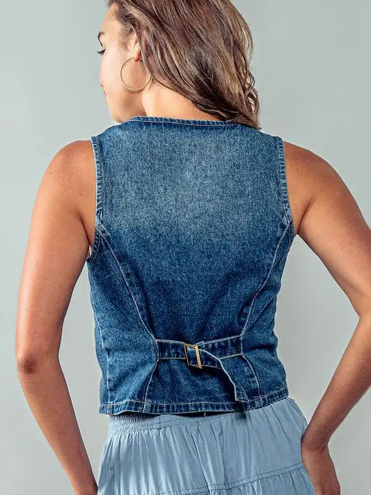 Urban Daizy The Dependable Denim Vest