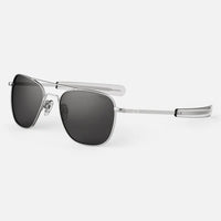 Randolph AF088 55mm AVIATOR - MATTE CHROME & AMERICAN GRAY