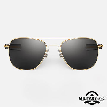 Randolph Sunglasses AF284 55mm AVIATOR - MILITARY SPECIAL EDITION - 23K GOLD