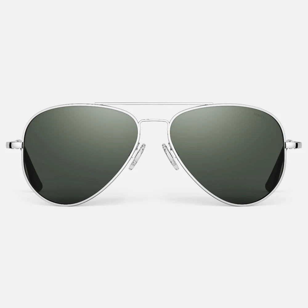 Randolph Sunglasses CR074 57mm CONCORDE - BRIGHT CHROME & AGX