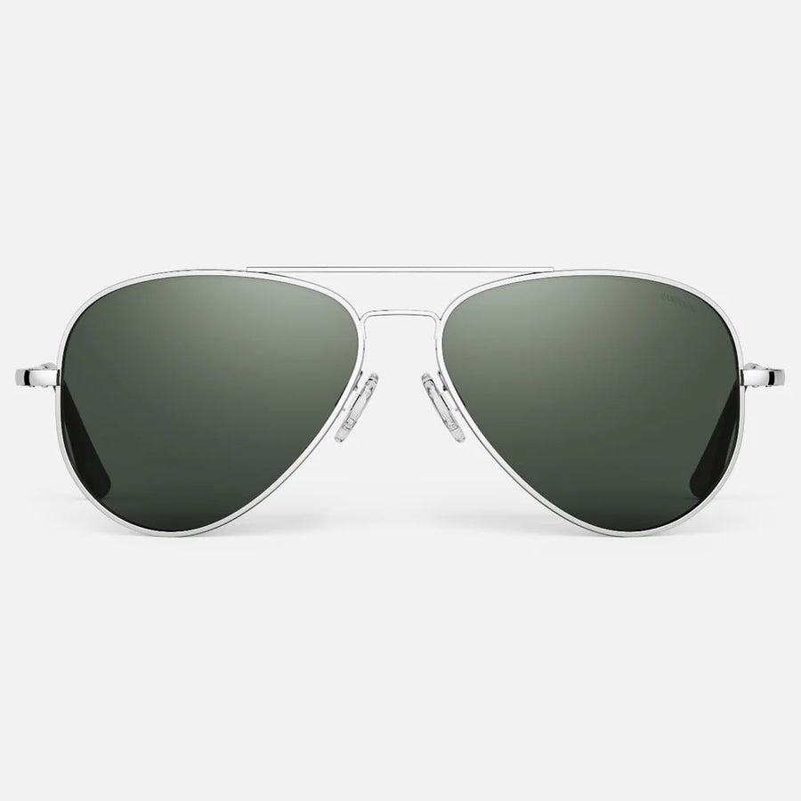 Randolph Sunglasses CR074 57mm CONCORDE - BRIGHT CHROME & AGX