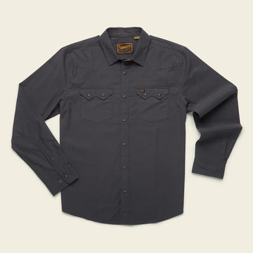 Howler Bros Crosscut Snapshirt - Midnight Chambray