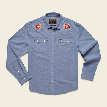 Howler Bros Crosscut Deluxe Snapshirt - Fresh Blooms