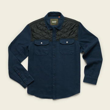 Howler Bros - Quintana Quilted Flannel - Station Blue