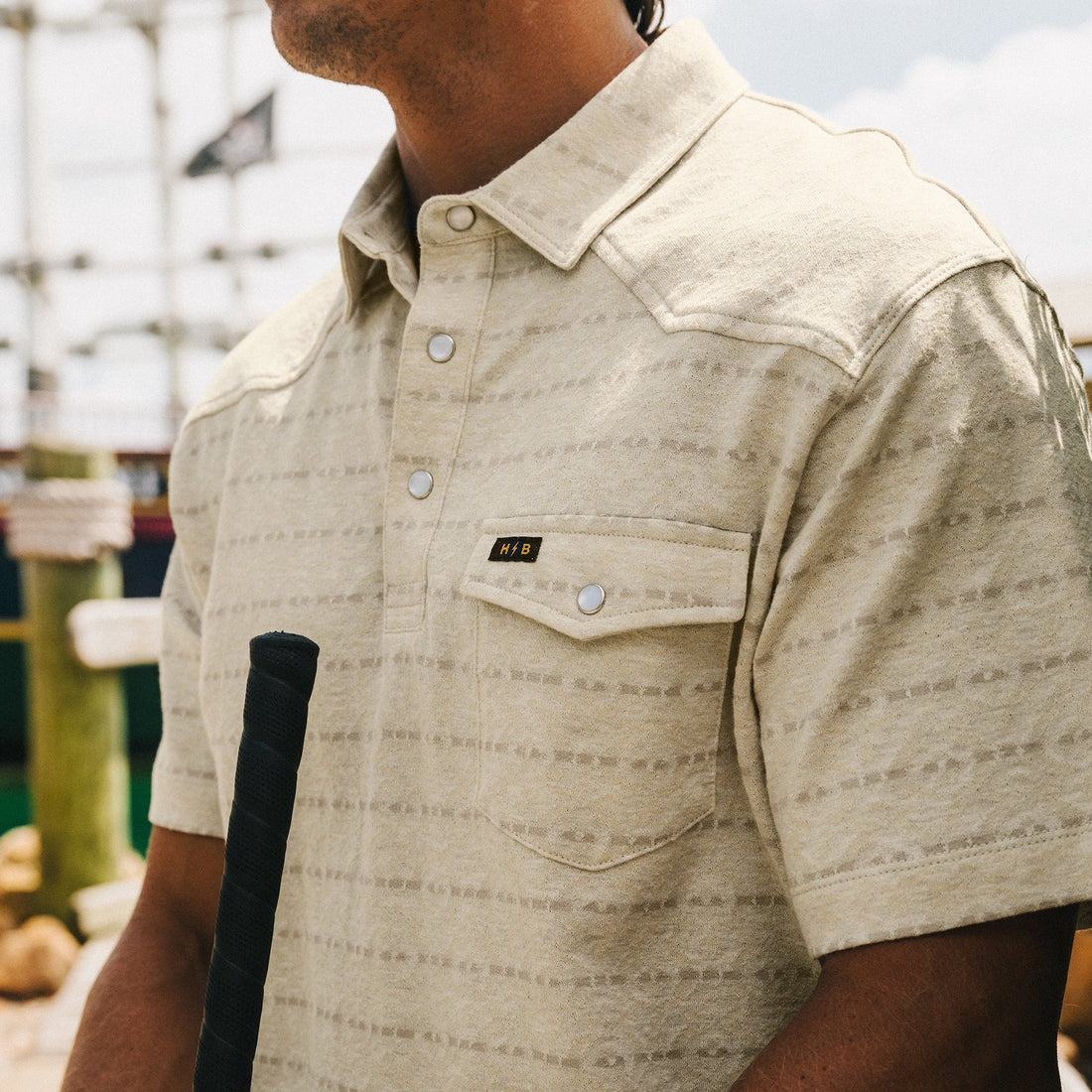 Howler Bros Ranchero Jacquard Polo Chiba Jacquard