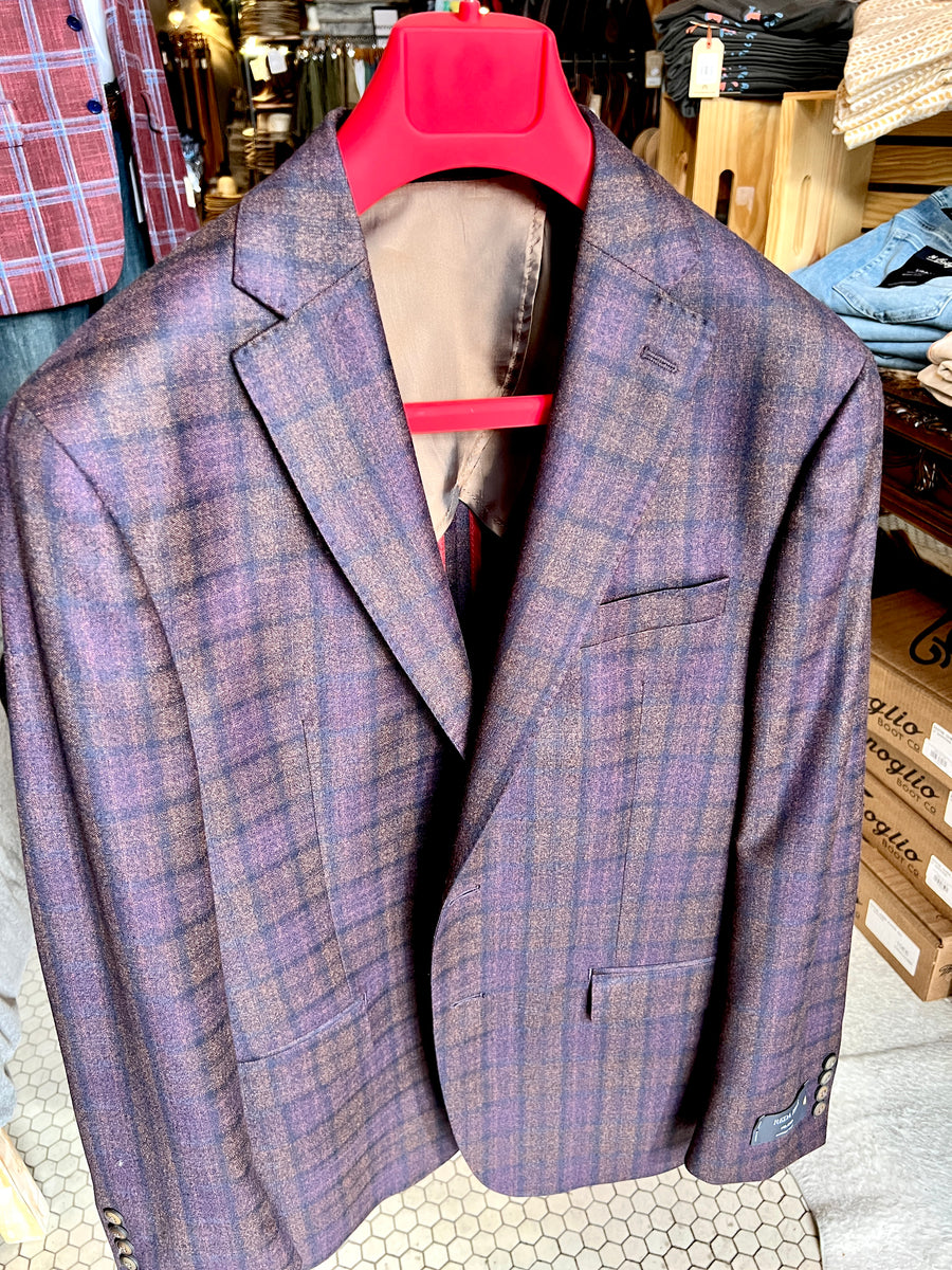 Blazer All-Season Purple/Gold Plaid