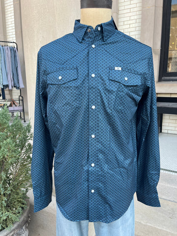 Ferrell Brand - Long Sleeve Snap Shirt - The Frost