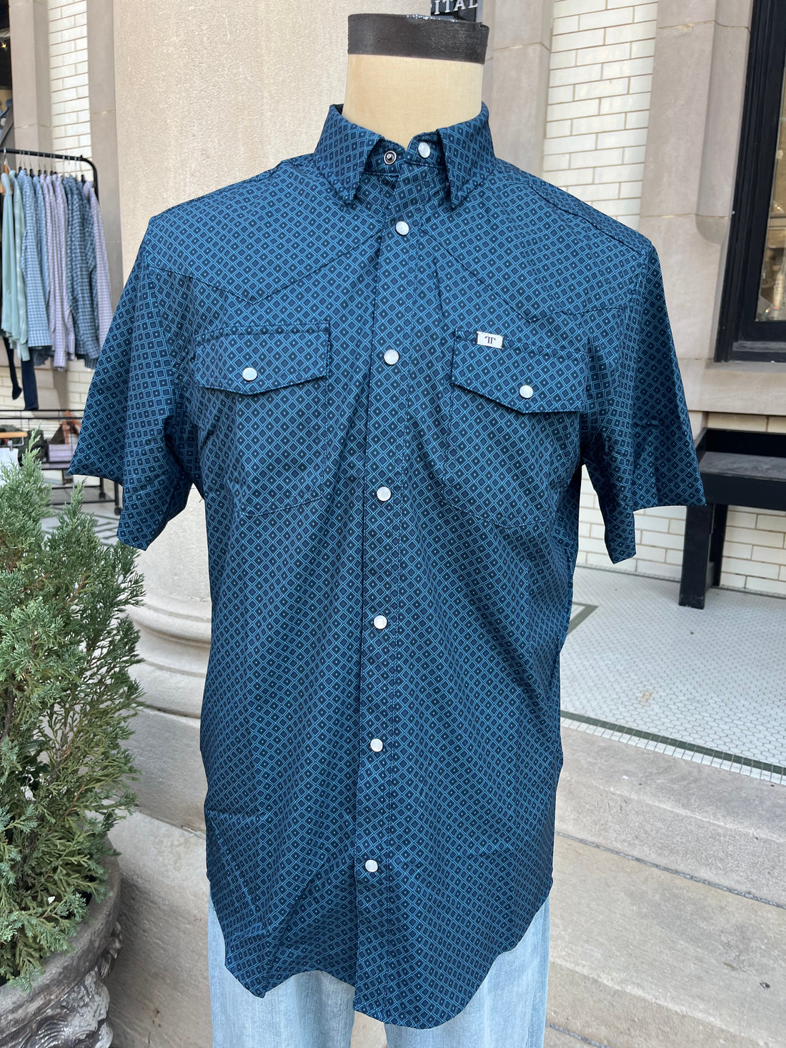 Ferrell Brand - Short Sleeve Snap Shirt - The Frost