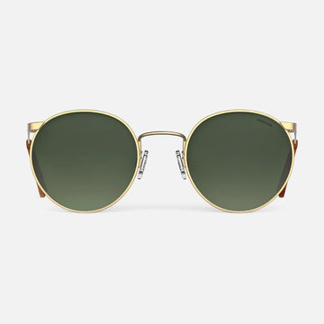 Randolph Sunglasses Satin Gold & Evergreen P3082 51 mm