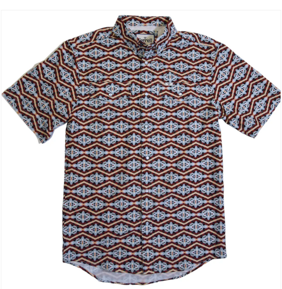 Ferrell Brand The Mark Short Sleeve Snap Shirt