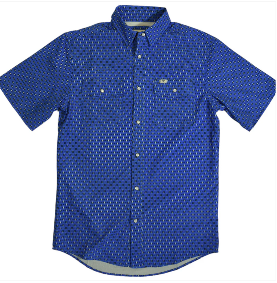 Ferrell Brand The Greg Short Sleeve Snap Shirt