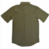 Ferrell Brand Kahki Short Sleeve Snap Shirt