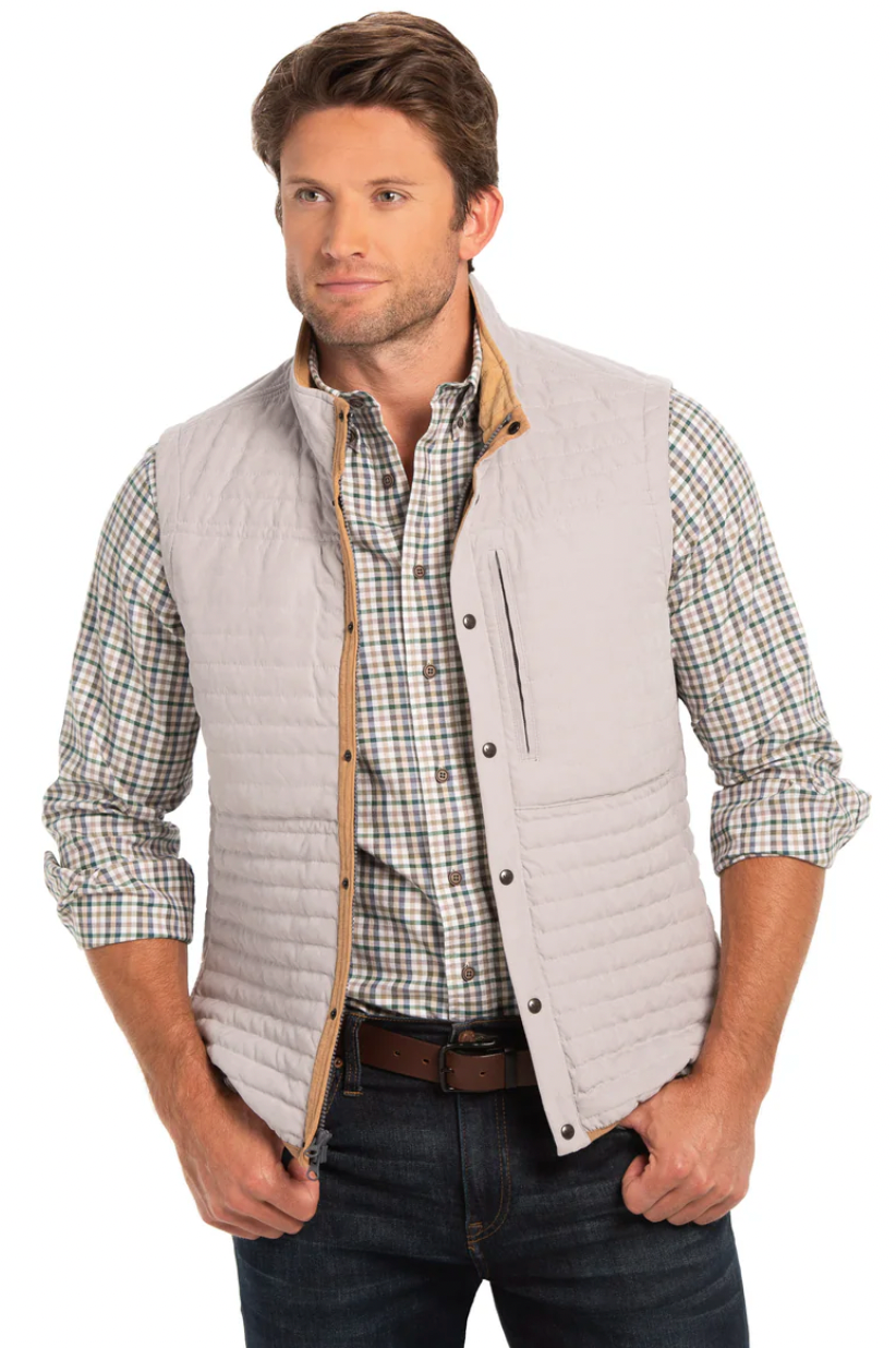 Madison Creek Newport Suede Vest Stone