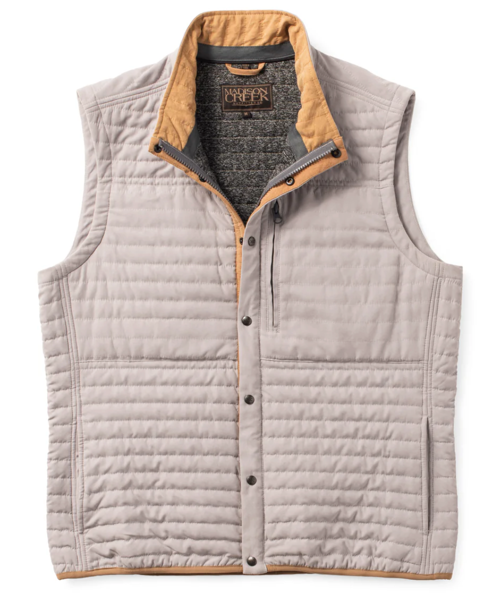 Madison Creek Newport Suede Vest Stone