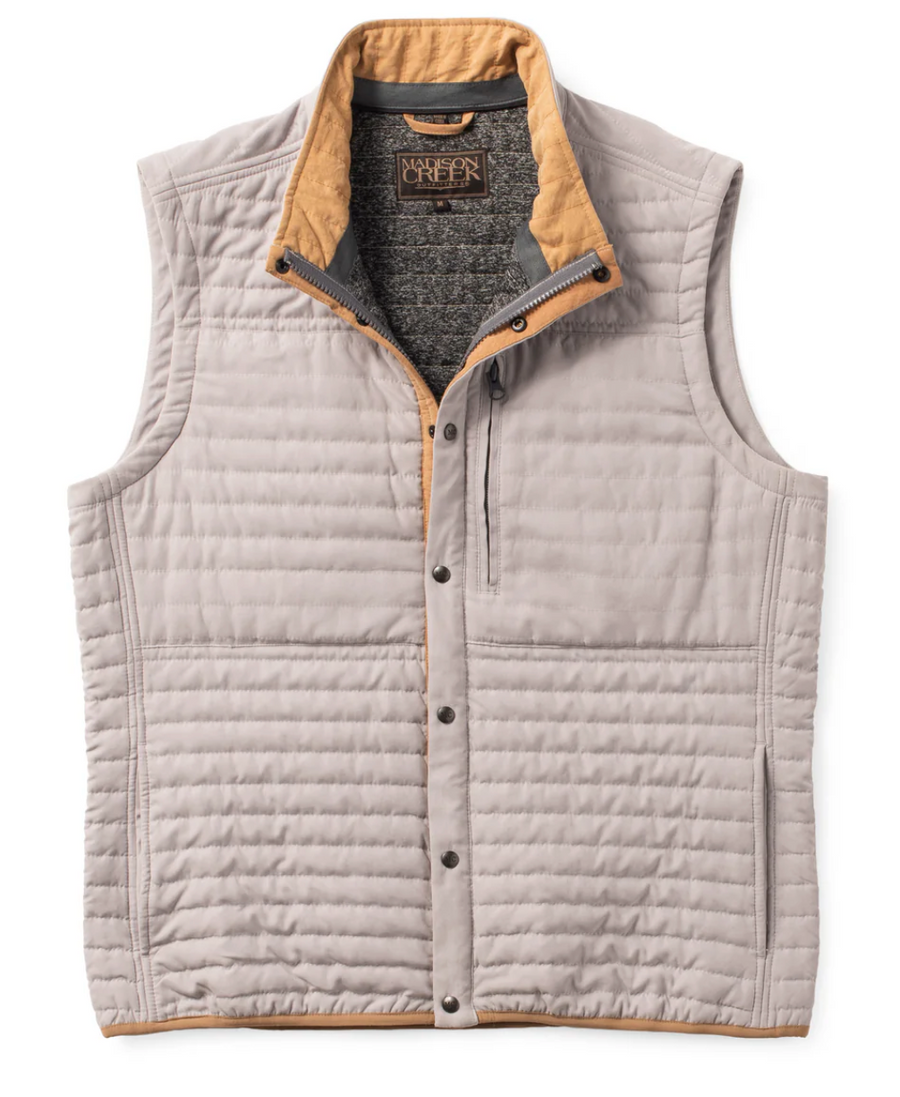 Madison Creek Newport Suede Vest Stone