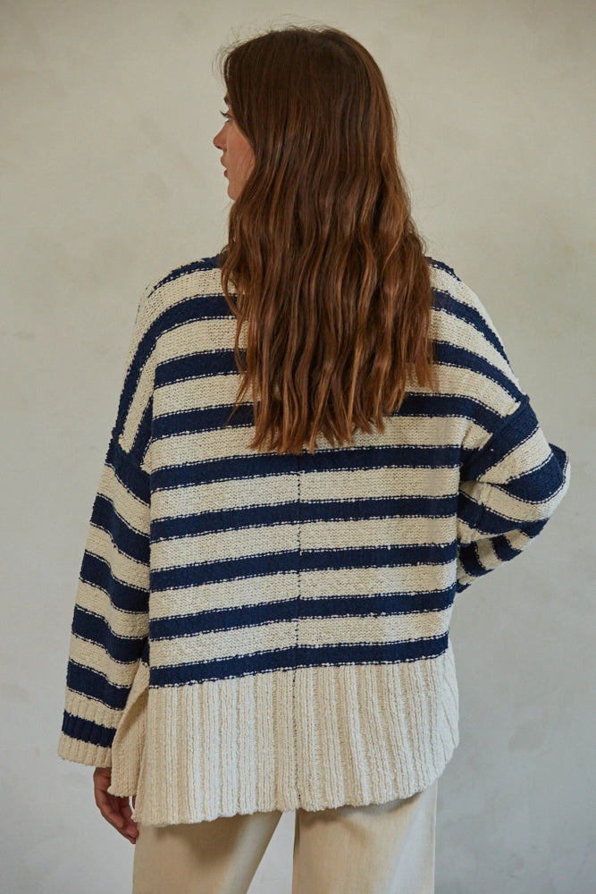 By Together Candy Cloudy Striped Cardigan