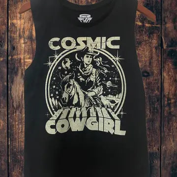 Country Deep Cosmic Cowgirl Tank