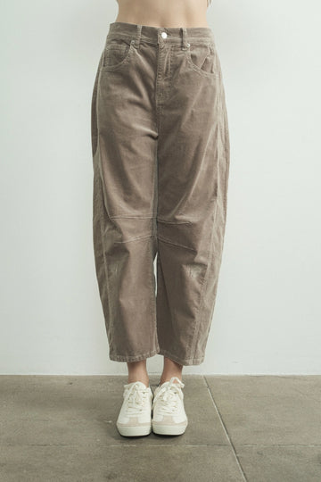 Aaron & Amber Corduroy Barrel Pants