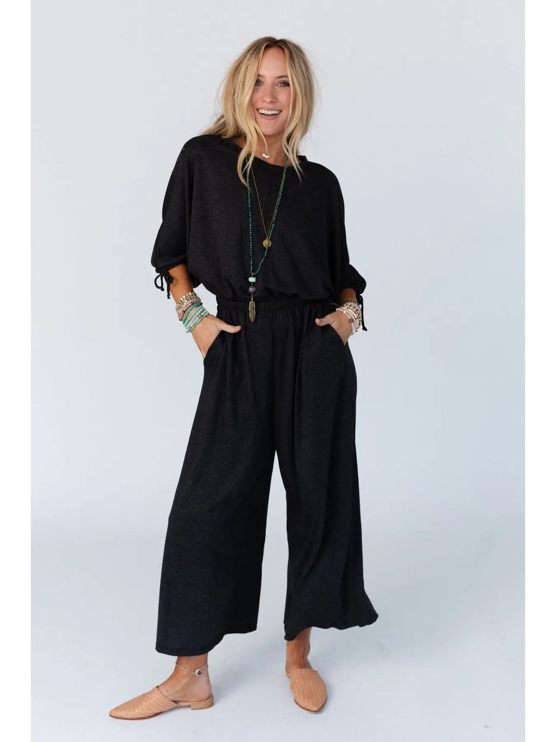 Easy Wide Leg Jumpsuit