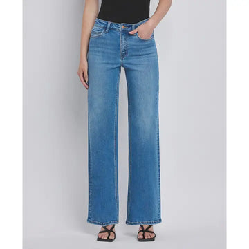 Flying Monkey High Rise Wide Leg Jeans