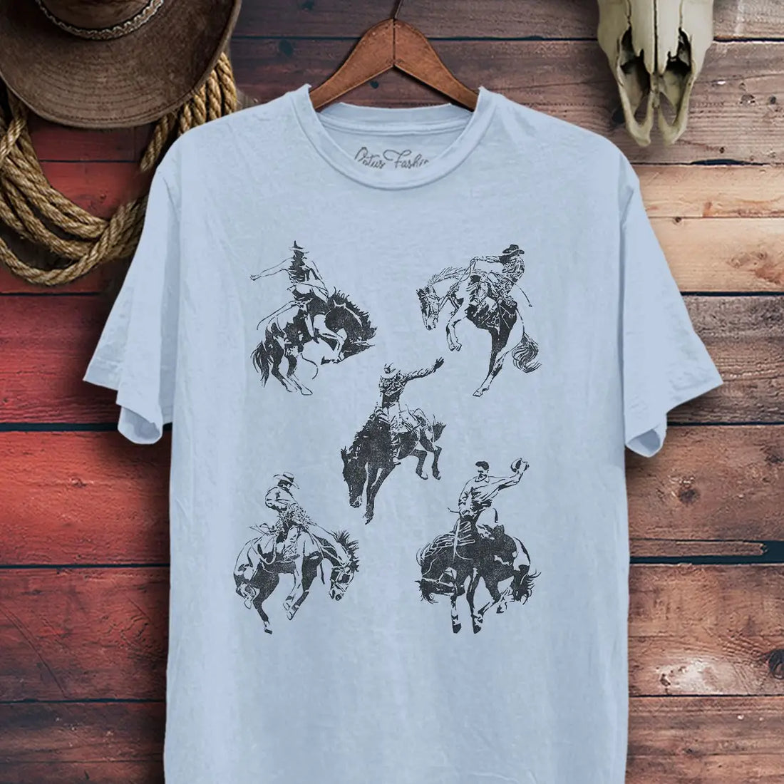 Wild West Blue Graphic