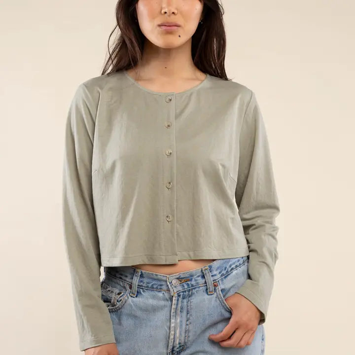 Breezy Button Up