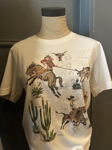 XOXO Grandpa's Wallpaper Tee