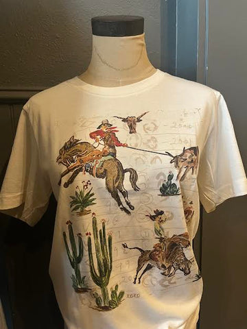 XOXO Grandpa's Wallpaper Tee