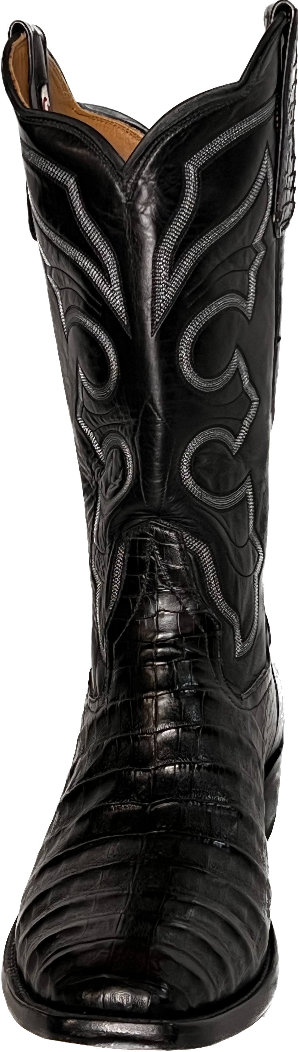 Rios of Mercedes Black Caiman Belly Boots